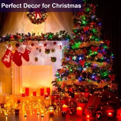 Sayeny 15 Meter Decorative 42 (Orenge) LED String Light Plug for Indoor & Outdoor Decorations,String Lights for DIY, Party, Home Decor, Christmas, Diwali