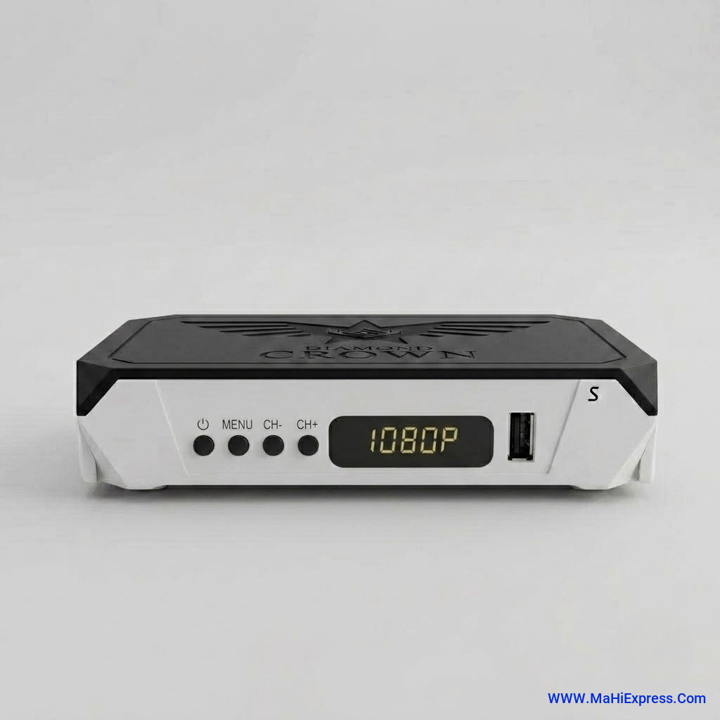 DIAMOND CROWN Full HD DVB-S2 Satellite Receiver | Set Top Box | USB, HDMI & AV Output | Free To Air (FTA)