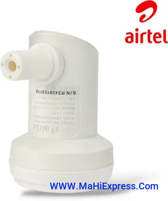 Airtel Original ARTL-SNS412-OOOHG-OPN Universal LNB for DigitalTv Ku Band All DTH Antenna Rotator