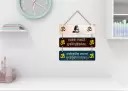 Ocean Garnature Religious Decorative Wooden Wall Hanging for Home Office Decor Item  (Brown)