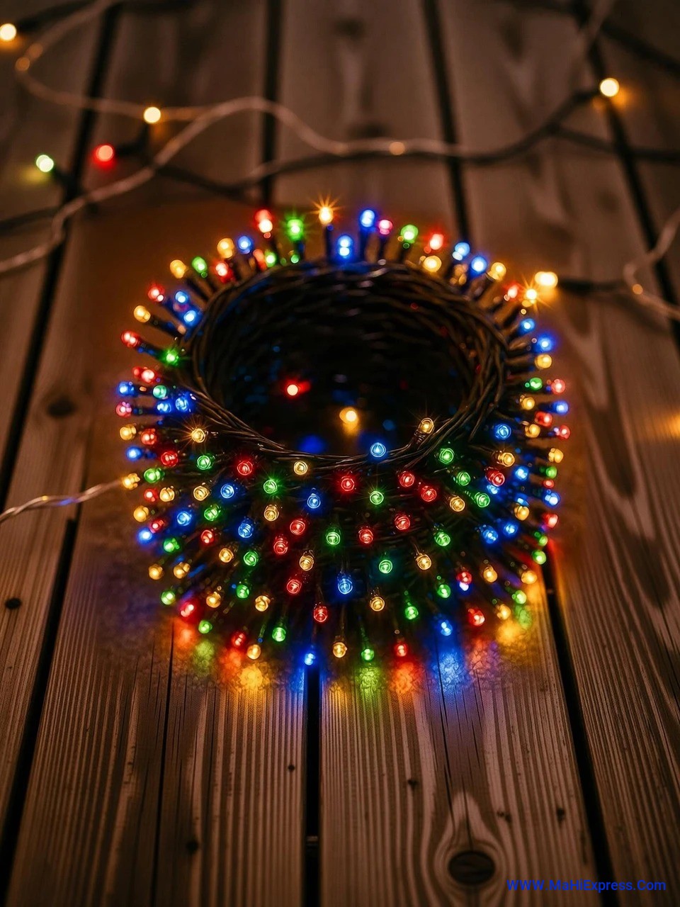 Sayeny 7 Meter 30 LED Multicolor Rice Lights | Steady String Fairy Lights for Festival, Diwali, Christmas & Home Decoration