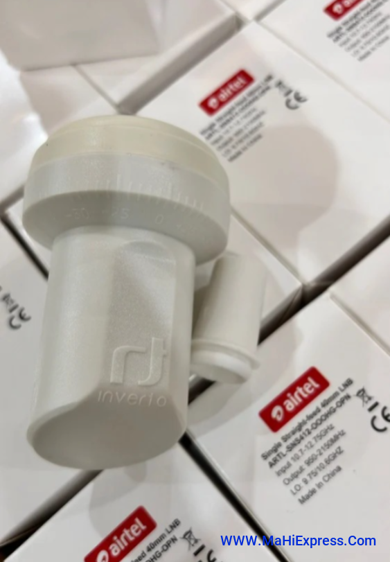 Airtel Original ARTL-SNS412-OOOHG-OPN Universal LNB for DigitalTv Ku Band All DTH Antenna Rotator