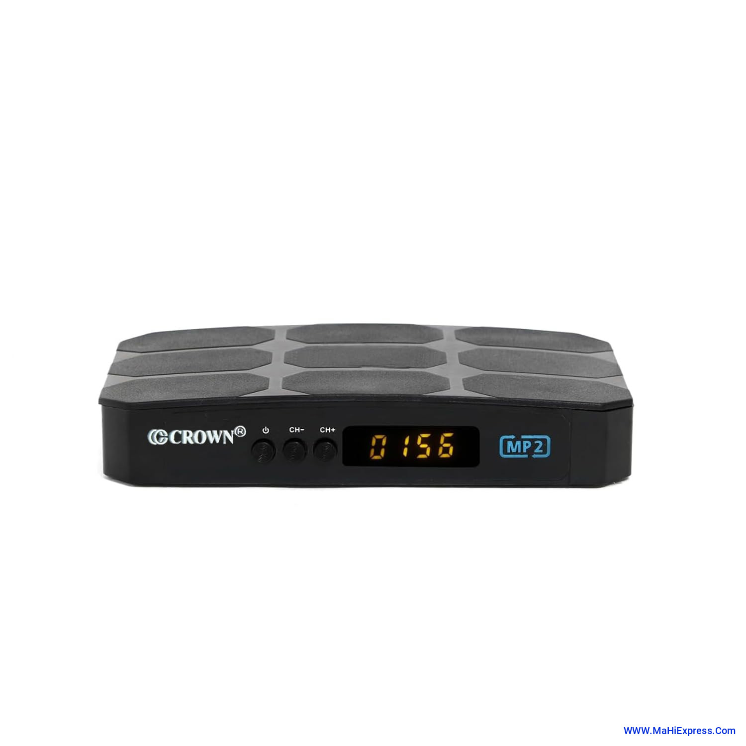 Crown Free Dish Set Top Box DTH MPEG4 Technology Full HD MP2 Set Top Box for 200+ Life Time Free TV Channels Free Dish Stream