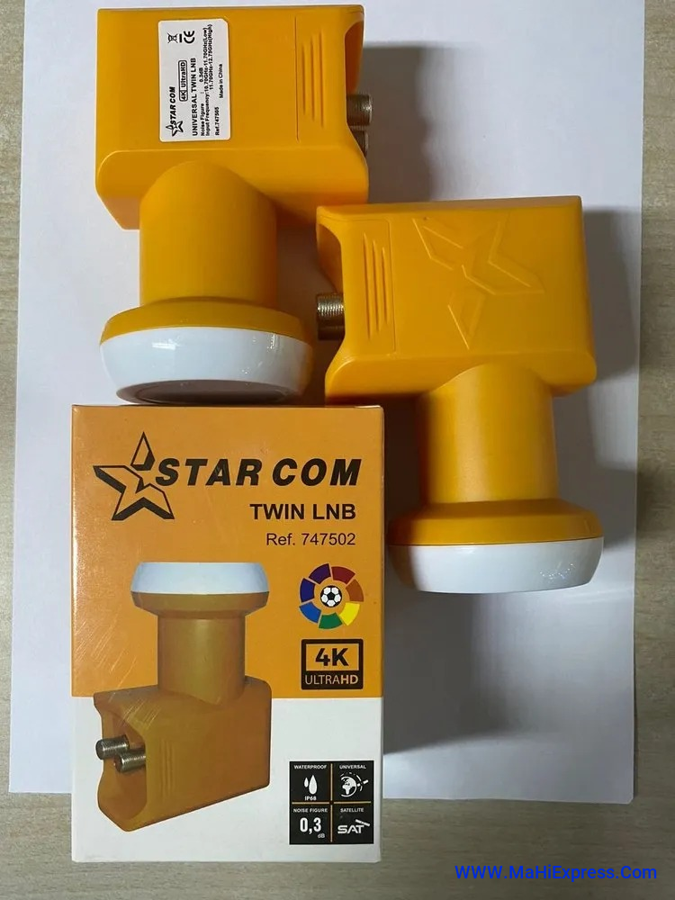 Sayeny Star.com-Twin LNB Universal Ku-Band for Tatasky, Videocon, Airtel, Dish tv Antenna Rotator