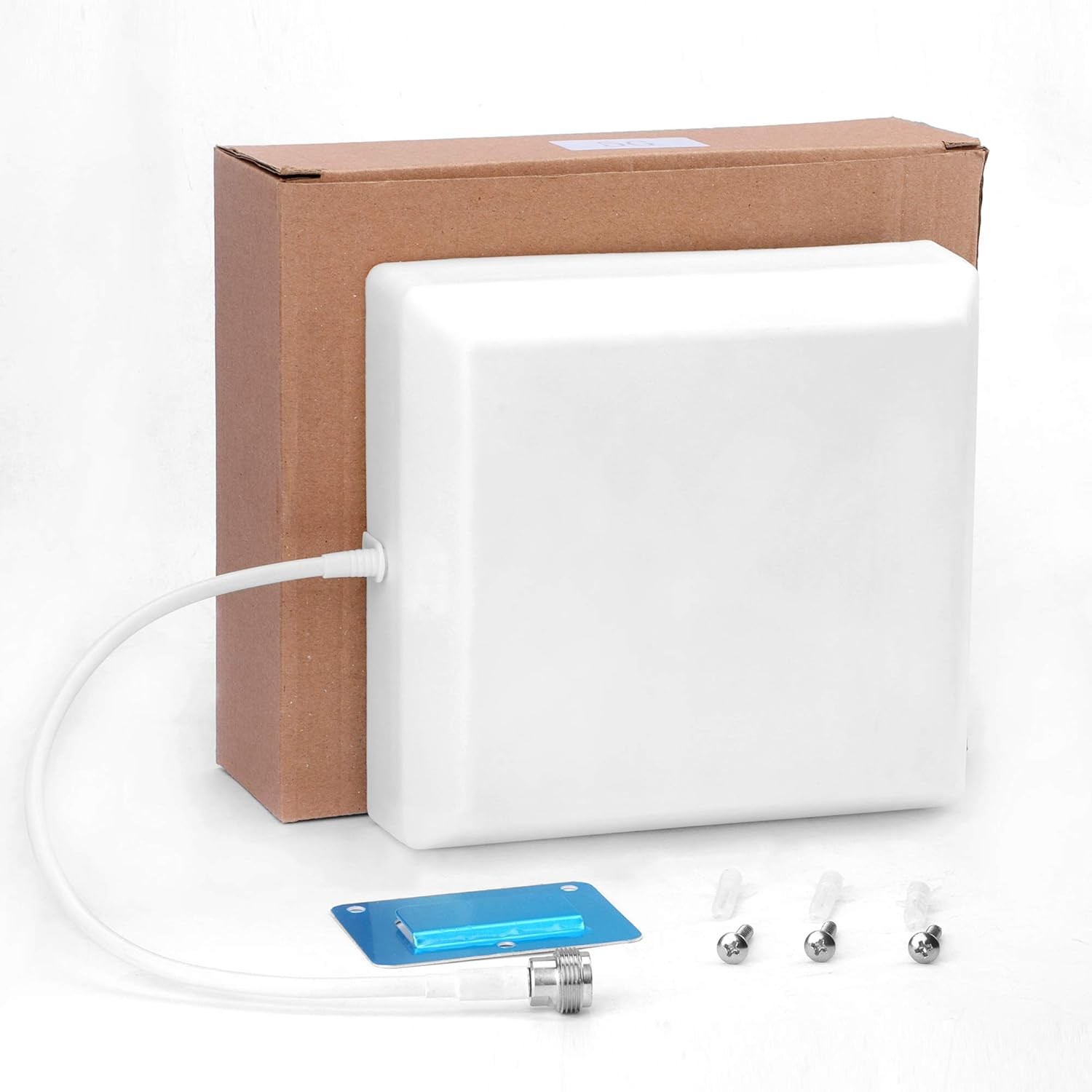 India Tri-Band 5G Indoor Wall Mount Panel Antenna, Cell Phone Signal Boosters with N-Female Connectors for Home 2G, 3G, 4G, 5G (698-4000Mhz) 15 Meter Cable