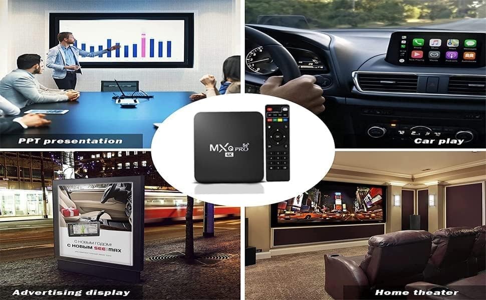 4K TV Box, 4K Mini PC Box, Smart TV Most Latest 10.1 8GB Ram, 64GB ROM Support 2.4G/5.0G Dual Wi-Fi TV Box with Remote