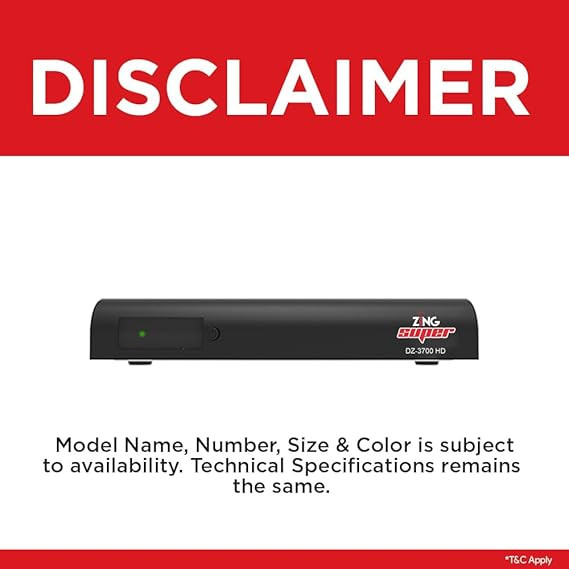 Zing Super | HD Set Top Box | 300 + Channels & Services | Nonstop Entertainment for 4 Years | Popular Channels - Star Utsav, Sony Pal, Zee Anmol, Colors Rishtey