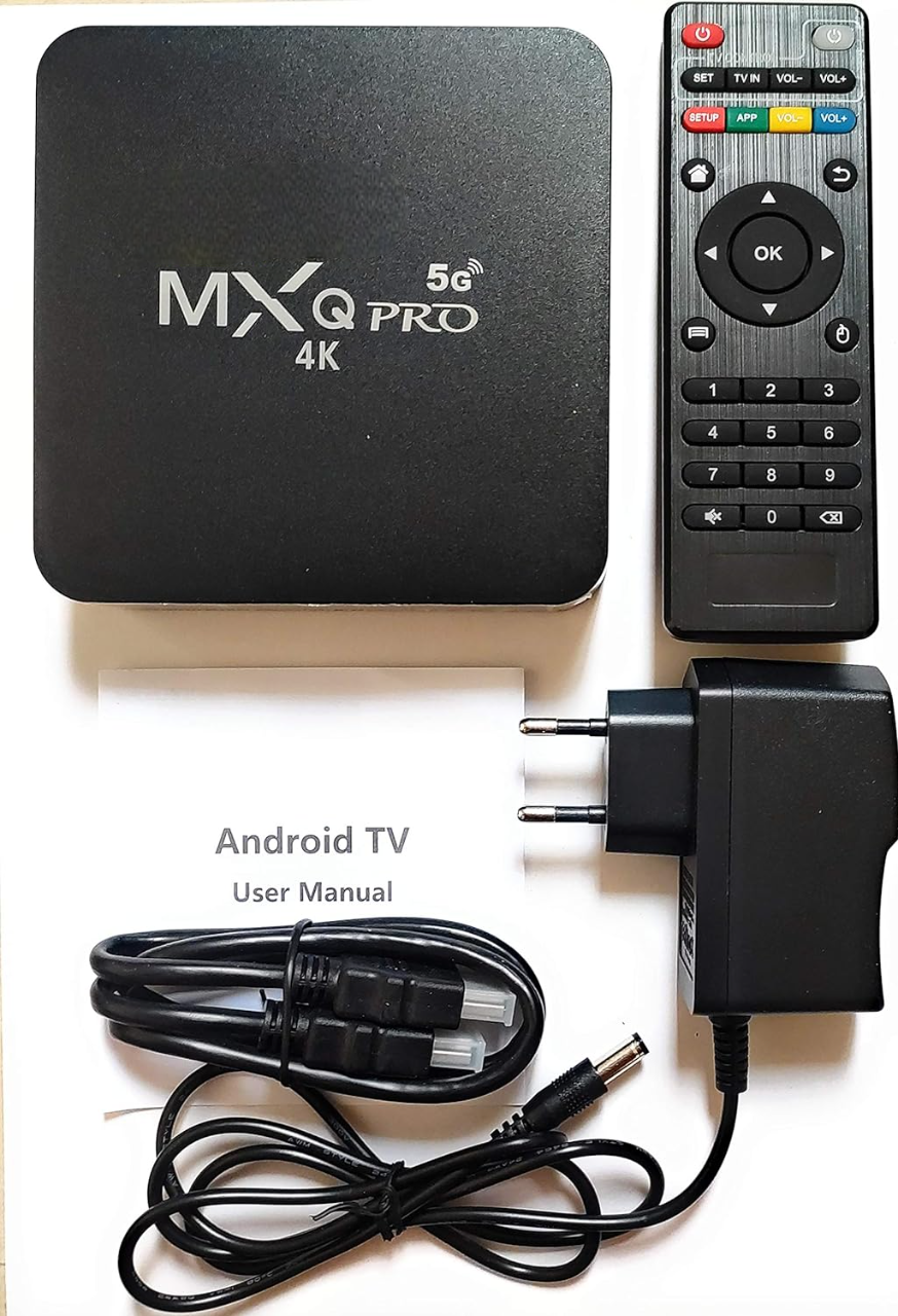 Android 4K TV Box Most Latest Androd 11.X 2GB Ram, 16GB ROM WiFi Support air Mouse, Wireless Mouse Keyboard