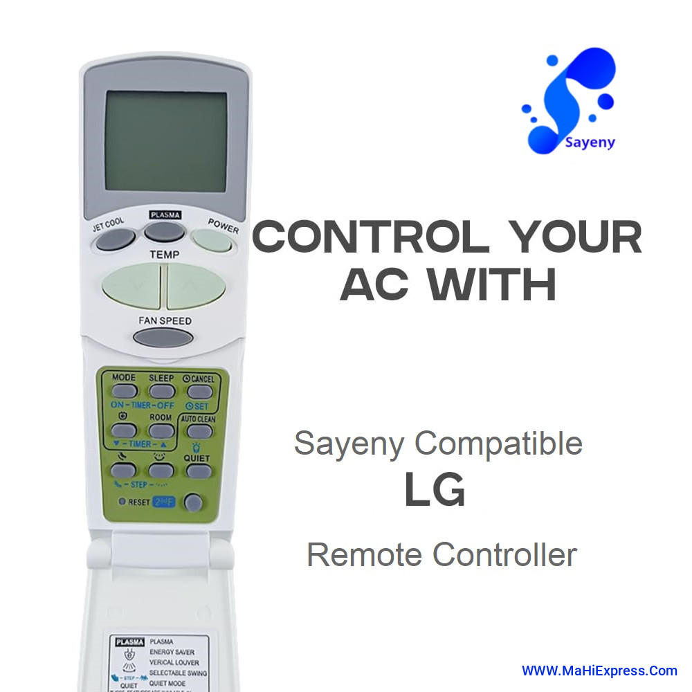Sayeny Compatible with Lg Ac Remote Control Original AKB75415316 Model Suitable for Split Window Air Conditioner 1 ,1.5, 2 Ton and Replicate of Genuine Remotes