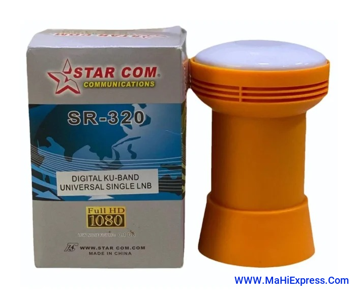 Sayeny Satarcom | Full HD Signal LNBF KU Band LNB Satellite Receiver Universal Antenna Rotator DTH Free to Air Use For 2 DTH Setop Box
